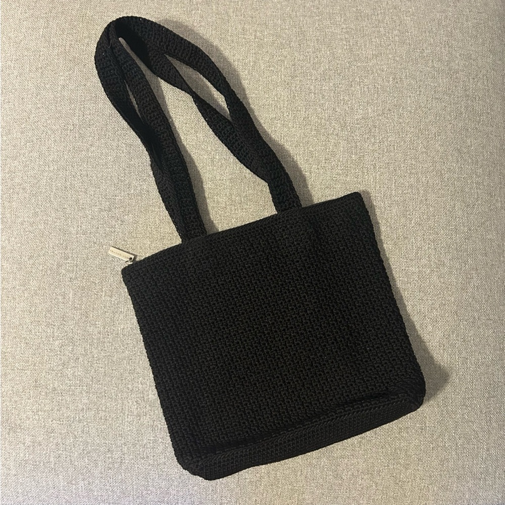 The Sak Black Crochet Purse